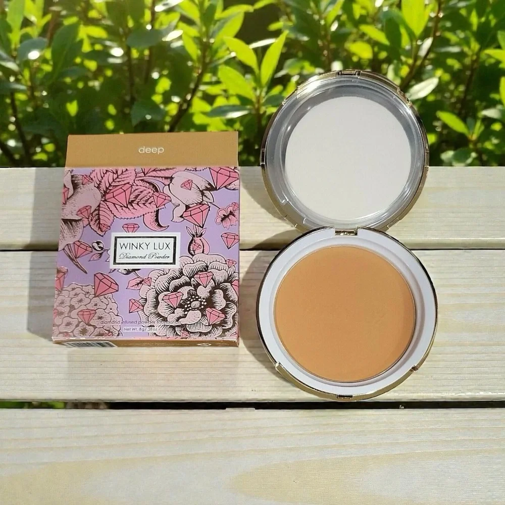 💎 Winky Lux Diamond Infused Powder Foundation| Deep